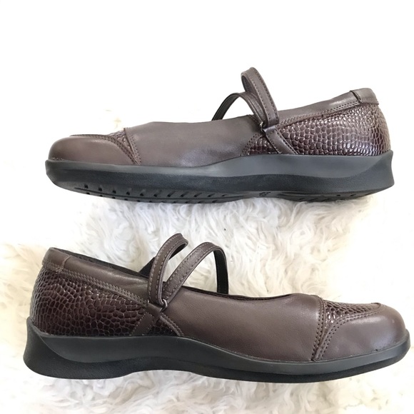 Womens Aetrex Annie Cognac Leather - Happyfeet.Com